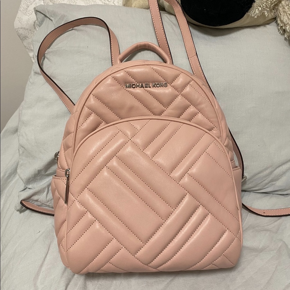 Michael Kors pink women’s backpack